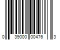 Barcode Image for UPC code 039000004763