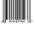 Barcode Image for UPC code 039000005937