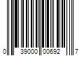 Barcode Image for UPC code 039000006927