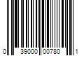 Barcode Image for UPC code 039000007801