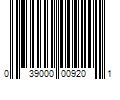 Barcode Image for UPC code 039000009201