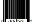 Barcode Image for UPC code 039090000010