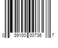 Barcode Image for UPC code 039100007367