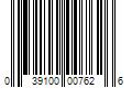 Barcode Image for UPC code 039100007626