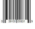 Barcode Image for UPC code 039100008319