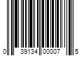 Barcode Image for UPC code 039134000075