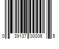 Barcode Image for UPC code 039137000065