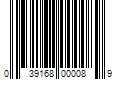 Barcode Image for UPC code 039168000089