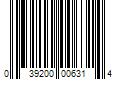 Barcode Image for UPC code 039200006314