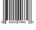 Barcode Image for UPC code 039200006628