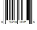 Barcode Image for UPC code 039200008318