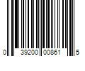 Barcode Image for UPC code 039200008615