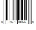 Barcode Image for UPC code 039278040760