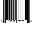 Barcode Image for UPC code 039288777700