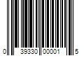 Barcode Image for UPC code 039330000015