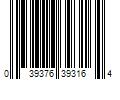 Barcode Image for UPC code 039376393164