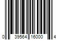 Barcode Image for UPC code 039564160004