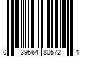 Barcode Image for UPC code 039564805721