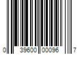 Barcode Image for UPC code 039600000967