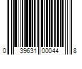 Barcode Image for UPC code 039631000448