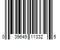 Barcode Image for UPC code 039645113325