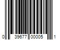 Barcode Image for UPC code 039677000051