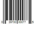 Barcode Image for UPC code 039700000775