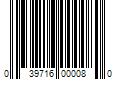 Barcode Image for UPC code 039716000080