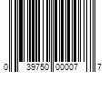 Barcode Image for UPC code 039750000077