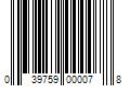 Barcode Image for UPC code 039759000078