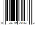 Barcode Image for UPC code 039779001833