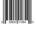 Barcode Image for UPC code 039800018540