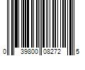 Barcode Image for UPC code 039800082725