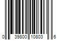 Barcode Image for UPC code 039800108036