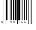 Barcode Image for UPC code 039800136367