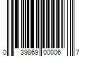 Barcode Image for UPC code 039869000067