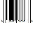 Barcode Image for UPC code 039872000078