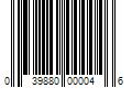 Barcode Image for UPC code 039880000046