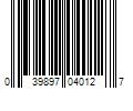 Barcode Image for UPC code 039897040127