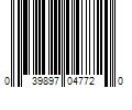 Barcode Image for UPC code 039897047720