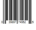 Barcode Image for UPC code 039897749525