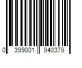 Barcode Image for UPC code 0399001940379