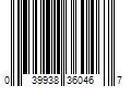 Barcode Image for UPC code 039938360467