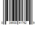 Barcode Image for UPC code 039938417529