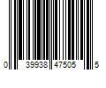 Barcode Image for UPC code 039938475055