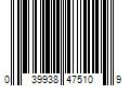 Barcode Image for UPC code 039938475109