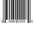 Barcode Image for UPC code 039960000089. Product Name: 