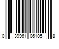 Barcode Image for UPC code 039961061058. Product Name: Fluidmaster 6105 Universal Tank-to-Bowl 3 Bolts and Hardware