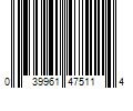 Barcode Image for UPC code 039961475114