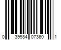 Barcode Image for UPC code 039984073601